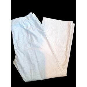 Ralph Lauren Pinstripe Pants Women's Sz 14 Office Nautical Cotton White Black